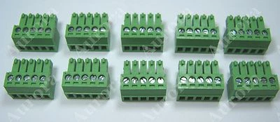 (10) 5 Pin - 3.81mm / Pluggable Screw Connector - Terminal Block - Phoenix Plug - Image 1 of 4