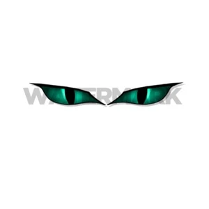 Augapfel Aufkleber MONSTER-DRACHE-EIDECHSE-DÄMONENAUGEN Farbe und Größe wählbar - Bild 1 von 22