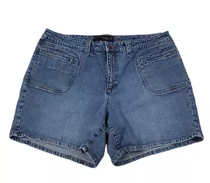 Venezia Damen Denim Jeans Boyfriend Shorts Taschen Stretch blau Größe 20 - Bild 1 von 10