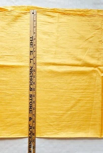 Apricot Colored Fabric Silky Crinkle Effect 2-1/4 yds x 41” Smooth Soft Chiffon - Picture 1 of 4