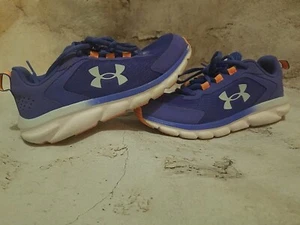 Youth Girls Size 4.5Y Under Armour Assert Athletic Running Shoes - Picture 1 of 9