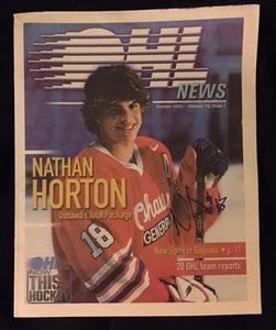 Nathan Horton Signed OHL News Magazine Oshawa Generals Boston Bruins - Picture 1 of 1