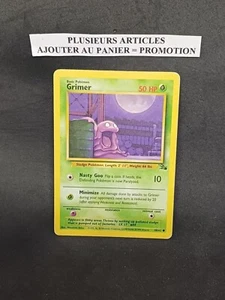 Grimer 50hp 48/62 Carte Pokemon Card Wizards Fossile English - Imagen 1 de 3