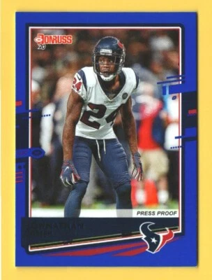 Donruss Press Proof 2020 azul #116 Johnathan Joseph - Houston Texans Foto 1 de 2