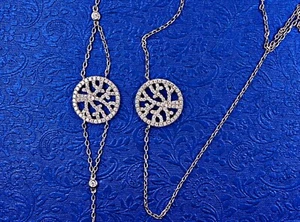 Vintage Tree of Life Necklace and Bracelet 925 Sterling Silver Estate Sale! - Picture 1 of 2