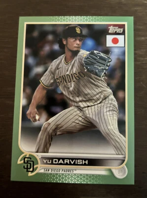 2022 Tops Japan Edition #74 Yu Darvish /75 Green - See Notes - Image 1 of 3