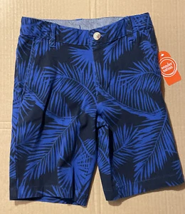 Wonder Nation Flat Front Boys Short Adjustable Waist Blue Size 10 - Picture 1 of 3