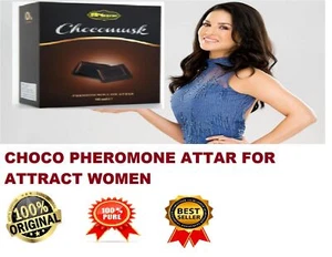100% Pheromone Choco Musk Attar For Men Attract Women Infused Sex 10ml - Picture 1 of 3