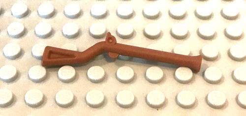 LEGO Reddish Brown Minifig Weapon Gun Rifle Flintlock Musket, Pirates ...