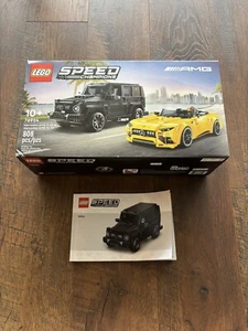 LEGO SPEED CHAMPIONS: Mercedes-AMG G 63 & Mercedes-AMG Sl 63 (76924) Empty Box+ - Picture 1 of 6