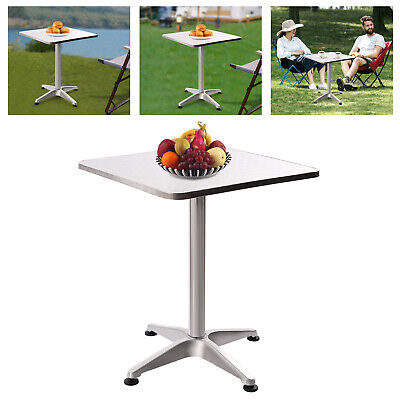 1-Pack Potable Square Aluminum Indoor-Outdoor Table For Home, Restaurants, Cafes • 51.30$