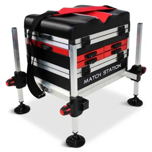 Caja de asiento profesional de aleación roja Match Station AS5 cajón - Imagen 1 de 4