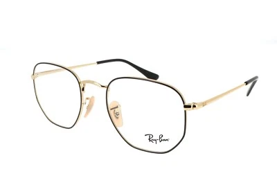 NUEVO Auténtico Marco de Gafas Ray-Ban RX RB 6448 2991 Negro/Dorado 48 mm  Foto 1 de 4