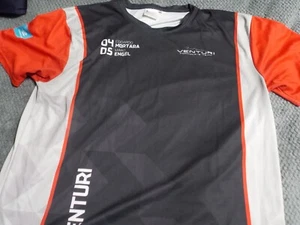 Men's Formula E Racing shirt Venturi 2xl black, white and orange men's gift idea - Picture 1 of 8