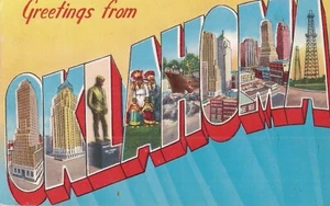 LARGE LETTER - OKLAHOMA - Picture 1 of 2