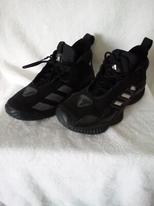 Adidas Court Vision 3, Sz 8, Great Condition, Black with Gray Trim - Picture 1 of 6