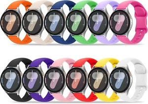 12 Pack Silicone Bands For Samsung Galaxy Watch 7 6 5 4/4 Classic/Active 2/5 Pro - Picture 1 of 7