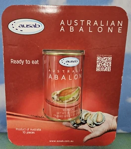1 can Ausab Ready to eat Canned Australian Abalone 10 pieces 15 oz - Picture 1 of 3