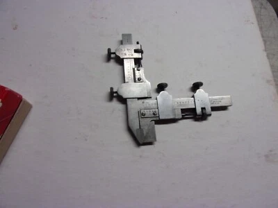 STARRETT  #456-A  20-2 Pitch  Gear Tooth Vernier Calipers.  Carbide Tipped  used - Image 1 of 4