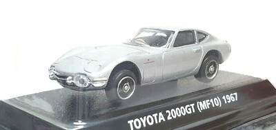1/64 Konami 1969 TOYOTA 2000GT 2000 GT SILVER MF10 diecast car model NEW - Image 1 of 3