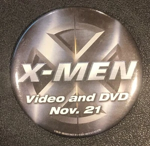 X-Men Marvel Original VINTAGE Movie Button Pinback Video und DVD - Bild 1 von 2