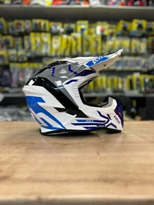 NEW AIROH AVIATOR ACE 2 MOTOCROSS ENDURO HELMET ATV QUAD NEW DHMTB BLUE GLOSS - Picture 1 of 8