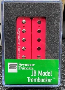 Pastilla de guitarra eléctrica Seymour Duncan TB-4 JB Trembucker Bridge - rosa neón - Imagen 1 de 1