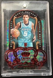 🔥2021-22 James Bouknight RC #9 Crown Royale Rookie Royalty Red Die Cut Hornets - Picture 1 of 2