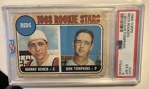 1968 Topps #247 Johnny Bench Rookie RC PSA 6 EX-MT ***LOWEST AVAILABLE PRICE***