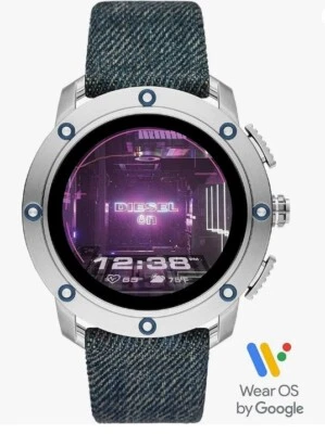 *NUEVO* *SIN ABRIR* Diesel Para hombres DZT2015 48mm Plateado Caja de Acero Inoxidable Foto 1 de 4