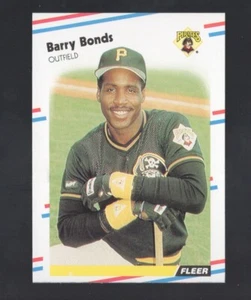 Barry Bonds 1988 Fleer #322 Pittsburgh Pirates - Picture 1 of 2