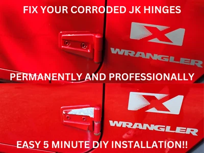 Jeep Wrangler JK 2007-2018 cubiertas de bisagra pintadas a juego con PS2 plata brillante Foto 1 de 4