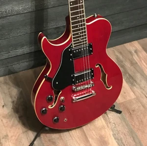 Samick Greg Bennett RL-2/TR Semi-Hollow Body Electric Guitar - Trans Red, Excell - Picture 1 of 3