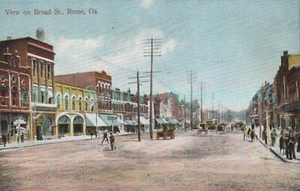 Roma Georgia GA - VISTA EN CALLE ANCHA - Postal - Imagen 1 de 2