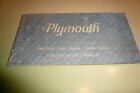 1976 Plymouth Operator's Manual Vintage - Glove Box