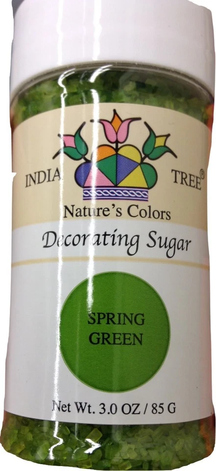 India Tree, Decorating Sugar Spring Green, 3 Ounces - Image 1 of 1