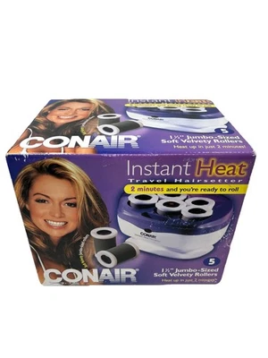 Conair Instant Heat Travel Hairsetter TS7N Vintage 2002 5Jumbo Sized Rollers New - Image 1 of 4