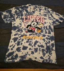 Lifted Research Group Legacy size XL Tie-Dye T-shirt Blue/White. - Picture 1 of 6
