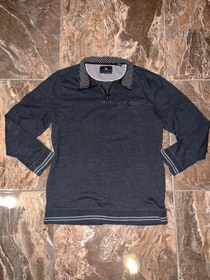 Vintage Michael Brandon Mens Long Sleeve Pull Over- Black 1/4 zip - XL  - Image 1 of 4