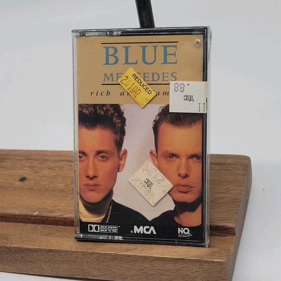 New Sealed Blue Mercedes Rich And Famous on Cassette Rare - Image 1 of 2