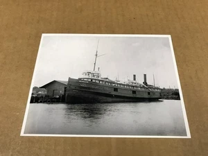 Vintage Muskegon Ship Photograph - 5" x 6.5" - Picture 1 of 5