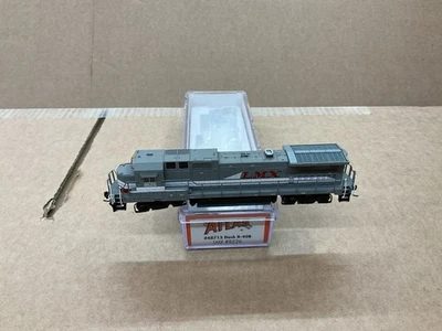 ATLAS N GAUGE DIESEL LOCOMOTIVE DASH-8-40B LMX GREY N.8526 WORKING NICE ! - Image 1 of 4