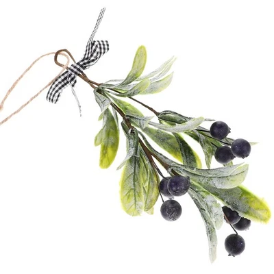  Escalera de Navidad Muérdago Colgante Lágrima Swag Escalera Barandilla Decorativa Foto 1 de 4