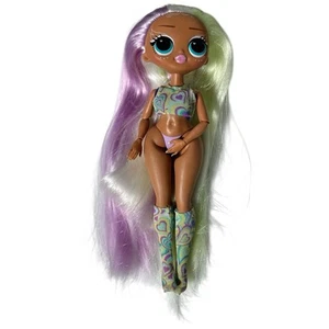L.O.L. Muñeca de moda sorpresa niña sol lavanda cabello verde menta 9" - Imagen 1 de 4
