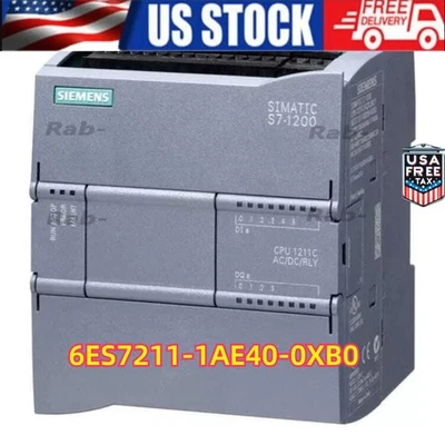 Novo Siemens 6ES7 211-1AE40-0XB0 SIMATIC S7-1200 CPU 1211C 6ES7211-1AE40-0XB0 - Imagem 1 de 4