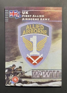 2025 HA Segunda Guerra Mundial Segunda Guerra Mundial Unidad Insignia Lámina Reino Unido: Primer Ejército Aerotransportado Aliado - Imagen 1 de 2