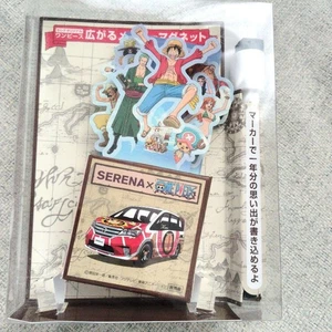 Nissan Serena x One Piece Limited Edition Magnet & Sticker Set Sealed - Picture 1 of 2