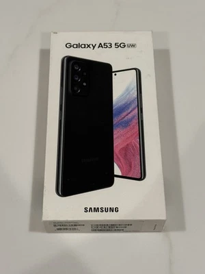 Brand New Sealed Samsung Galaxy A53 5G SM-A536U - 128GB -Awesome Black (Verizon) - Image 1 of 2