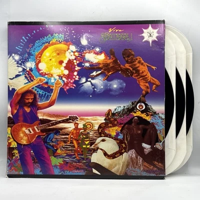 Santana - Viva Santana - 1988 US 1st Press 3x LP + BOOK (NM) Ultrasonic Clean - Image 1 of 4