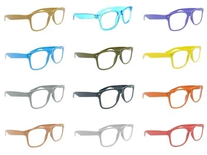 Classic Retro Fashion Unisex Colourful Reading Glasses Choice 12 Colours TN49D - Picture 1 of 37